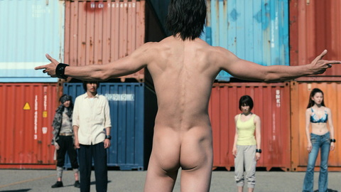 Nudes of Ginji Kyuma from Alice in Borderland. Butt, Shirtless, arms outstretched, asian. 181128