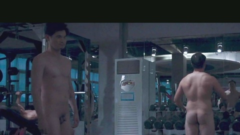 Cinematographer Bank from Apostles Naked. Butt, Penis, Balls, gym, nude. 181235