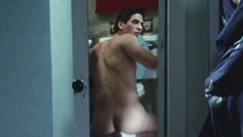 Jason Teresi Naked in Butch Camp. Butt, Shirtless, bathroom, bent down. 181393