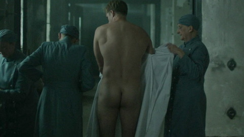 Nudes of James Foster from Infinity Pool. Butt, Shirtless, hospital gown, muscular. 181968