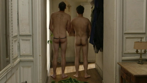 Fred from A Love You Naked. Butt, Shirtless, hall, hallway. 181745