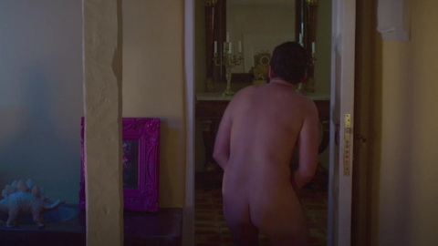 Carlos Mestanza Nude as David. Butt, Shirtless, back towards camera, doorway. 181928