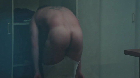 Nico Locco Naked as Dr. Eric Granada. Butt, Sexy, Shirtless, back tattoo, locker room. 181935