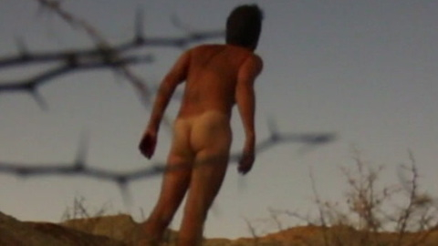Robbie Banfitch Nude in The Outwaters. Butt, Shirtless, desert, nudecomer. 182098