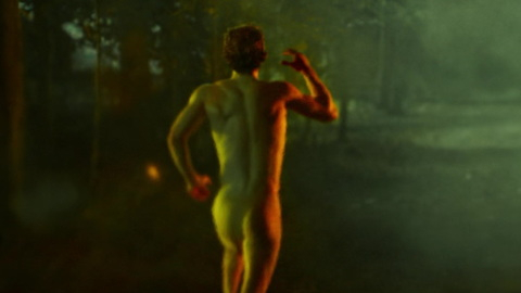 Nudes of Baron from Wolf Pack. Butt, Shirtless, dark, forest. 182670