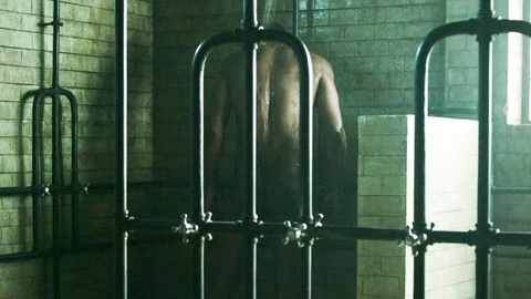 Idris Elba Nude as John Luther. Butt, dark room, nude. 182594