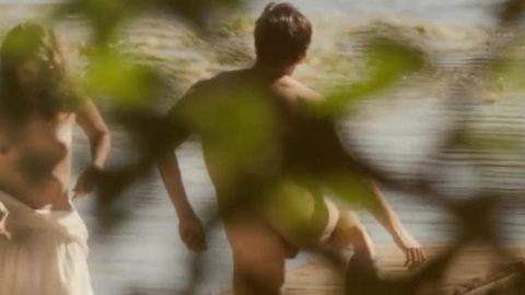 Marck Kiselevach Nude as Lake Boy. Butt, 2 men, beach. 183086