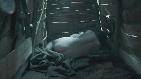 Johnny Harris Nude as Magwitch. Butt, bare back, butt cheek. 183158