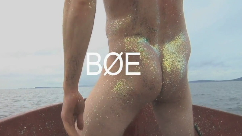 Tor Erik Bøe Naked in Norwegian Salmon. Butt, Sexy, Shirtless, glitter on body, jerking off. 183223