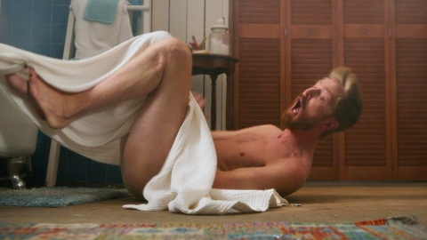 Oliver Rice Naked in Firefly Lane. Butt, Shirtless, bathroom, beard. 183511