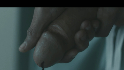 Nudes of Aidan Patel from Clock. Penis, Prosthetic, bleeding, blood. 183540