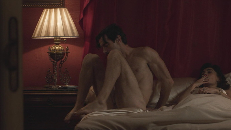 Javier Rey Nude in The Patients of Dr. García. Balls, Shirtless, backsack, getting up. 183694