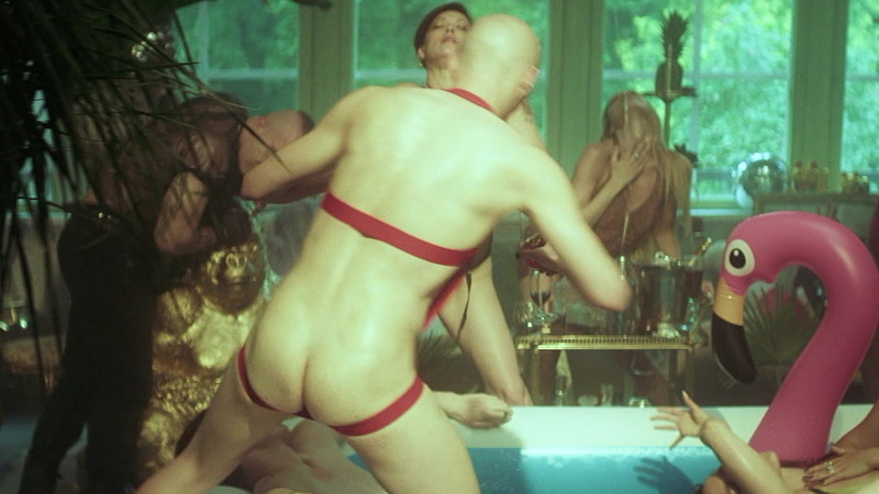 Szymon Wróblewski Naked as "Voltmeter". Butt, Shirtless, bald, indoors. 184059