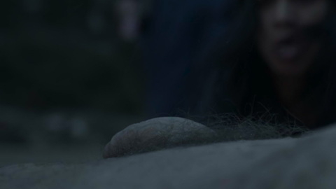 Trent Latham from Deadloch Naked. Penis, Prosthetic, bush, close up. 184211