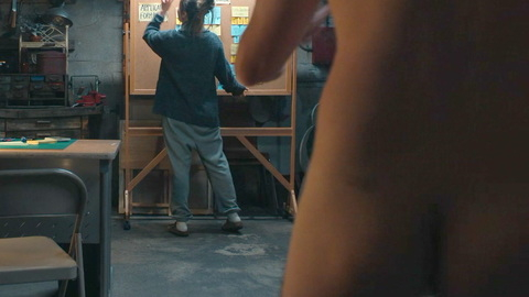 Chris Messina Nude in Based on a True Story. Butt, back towards camera, basement. 194674