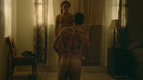 Joel Edgerton Nude in Master Gardener. Butt, Shirtless, bending over, modesty pouch. 184354