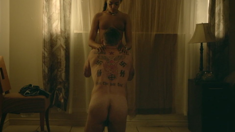 Narvel Roth from Master Gardener Naked. Butt, Shirtless, bending over, modesty pouch. 184355