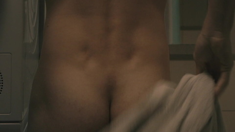 Jirí Vojta Naked in Where Butterflies Don't Fly. Butt, close up, partial butt. 184387