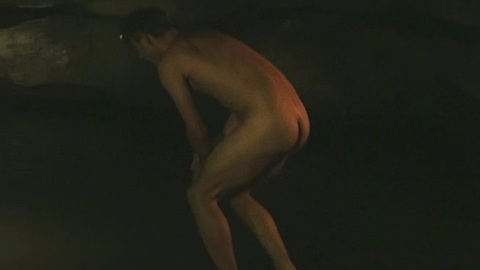 Jirí Vojta Nude in Where Butterflies Don't Fly. Butt, Shirtless, cave, dark. 184390