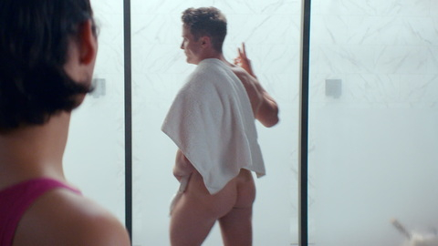 Graham Parkhurst Nude in Glamorous. Butt, Shirtless, locker room, muscular. 184546