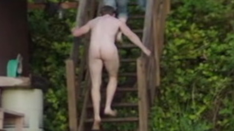 Will Pullen Nude as Ash. Butt, naked, outside. 184676