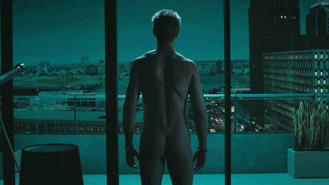 Boyd Holbrook Nude in Justified: City Primeval. Butt, Shirtless, looking out window, nightime. 185092