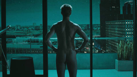 Clement Mansell from Justified: City Primeval Naked. Butt, Shirtless, looking out window, skyline. 185093