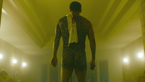 Nudes of Kim Kazuyoshi from Bad City. Butt, Shirtless, asian, back tattoos. 185286