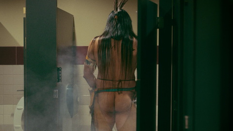 Nudes of Spirit from Reservation Dogs. Butt, bathroom, bathroom stall. 185310
