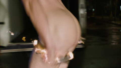 Ezra Miller Naked in The Flash. Butt, close up, night. 185797