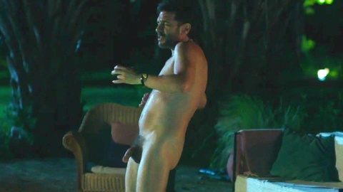 Santiago from Wandering Heart Naked. Balls, Penis, Shirtless, brown hair, dancing. 186281
