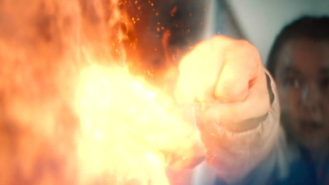 Patrick Schwarzenegger in Gen V (2023-2025) Cgi Penis Close Up Flames 186351
