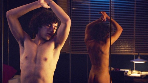 Khalil Ben Gharbia Naked in Peter von Kant. Butt, Gay, Sexy, Shirtless, black, dancing. 186505