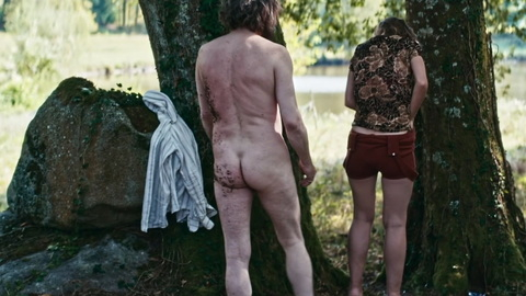 Mathieu Amalric Naked in Tralala. Butt, Shirtless, dirt, outside. 186625
