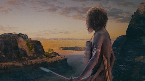 David Gulpilil Naked as King George. Butt, butt cheeks, canyon. 187515