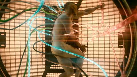 Atticus Noble from Rebel Moon - Part One: A Child of Fire Naked. Butt, Sexy, Shirtless, lying on side, nude. 188051