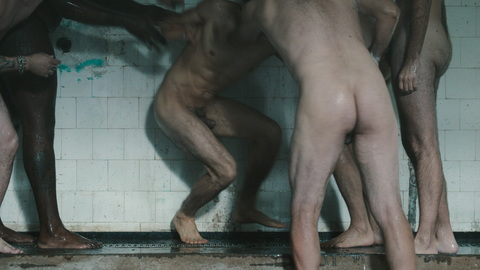 Nicolás Contreras Naked as Kevin. Balls, Penis, Shirtless, fighting, group shower. 188673