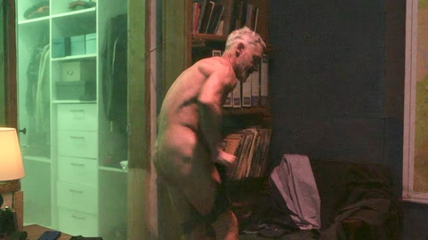 Ricardo Fernández Naked in Baby Bandito. Butt, Shirtless, grey hair, muscular. 198937