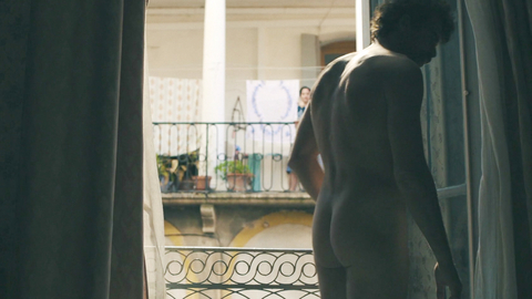 Stanley Weber Nude in Monsieur Spade. Butt, Sexy, Shirtless, bedroom, looking out window. 188788