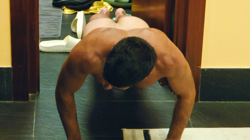 Rehman Bhatti Naked as Self. Butt, Sexy, Shirtless, nude, on floor. 189339