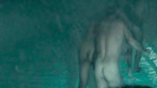 Nicholas Goh Nude in True Detective. Butt, Shirtless, flashlight, group of men. 189082