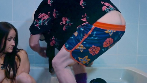 Michael Bugard Naked as Bruce Mann. Butt, bathroom, bathtub. 189147
