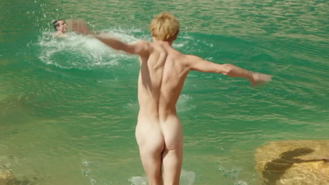 Jérémy Gillet Nude as Stéphane Belcourt (Young). Butt, balls, blond. 189440