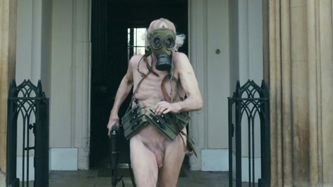 Nudes of Lord Bassington Smythe from The Gentlemen. Penis, Shirtless, Balls, gas mask, gun. 189504