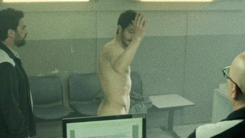 Chino Darín Naked in Iron Reign. Butt, Shirtless, nude, police station. 189661
