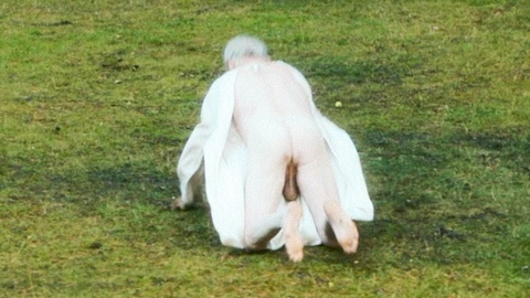 Branko Samarovski Nude as N/A. Balls, Butt, daytime, falling. 190052