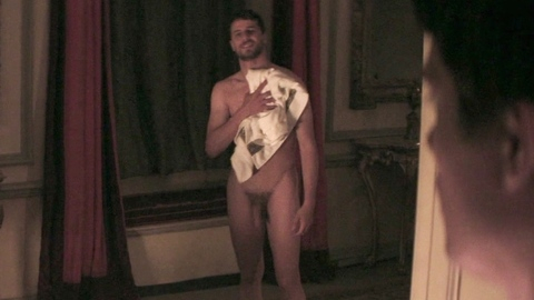 Vincent from Mary & George Naked. Balls, Penis, Shirtless, bedroom, full frontal. 190061