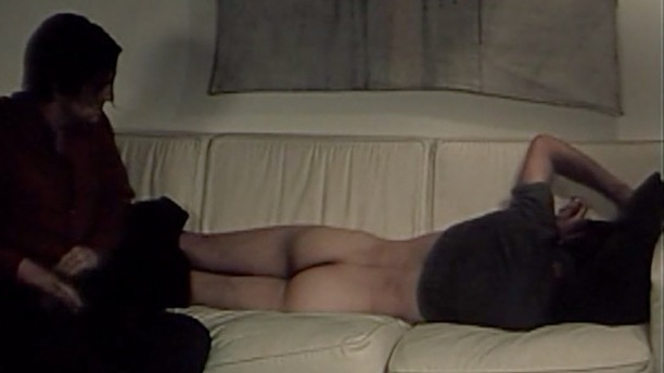 Vincent Branchet Naked in Fögi Is a Bastard. Butt, couch, living room. 190159