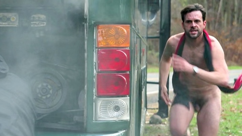 Peter Kendall Naked as Press Bro. Balls, Penis, Shirtless, bus, nude. 190215
