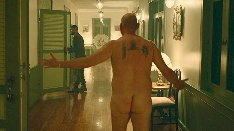 Nudes of Client maison Kasem (as Jean-Jacques Velicitat) from Mayhem!. Butt, back tattoos, bald. 190296